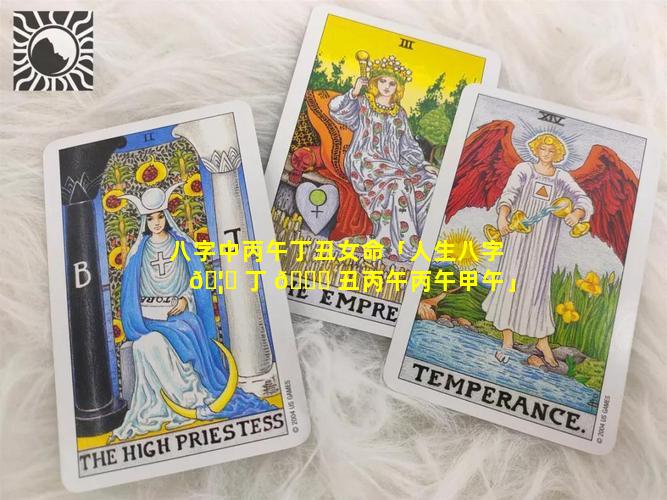 八字中丙午丁丑女命「人生八字 🦉 丁 🐈 丑丙午丙午甲午」